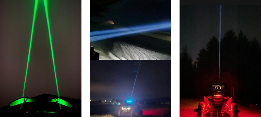 The key to improving the safety of off-road vehicles at night: high-power laser spotlights