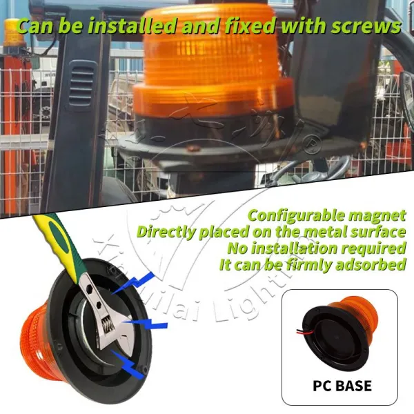 Forklift beacon warning light