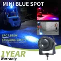 Forklift blue warning light