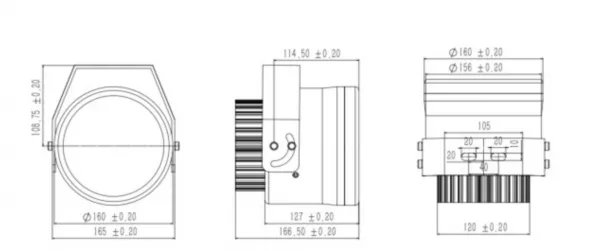 virtual line projector