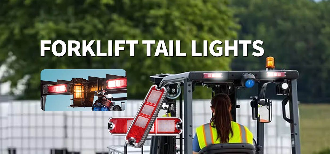 Forklift tail warning light